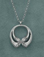 Колье из белого золота