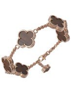 Браслет из золота c тигровым глазом