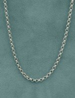 Цепь из белого золота