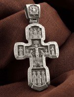 Крест из белого золота