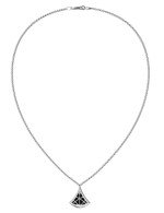 Колье из белого золота c ониксом