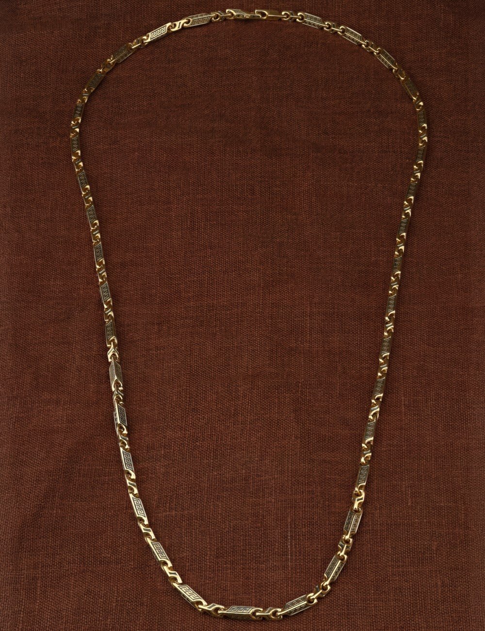 Цепь из лимонного золота