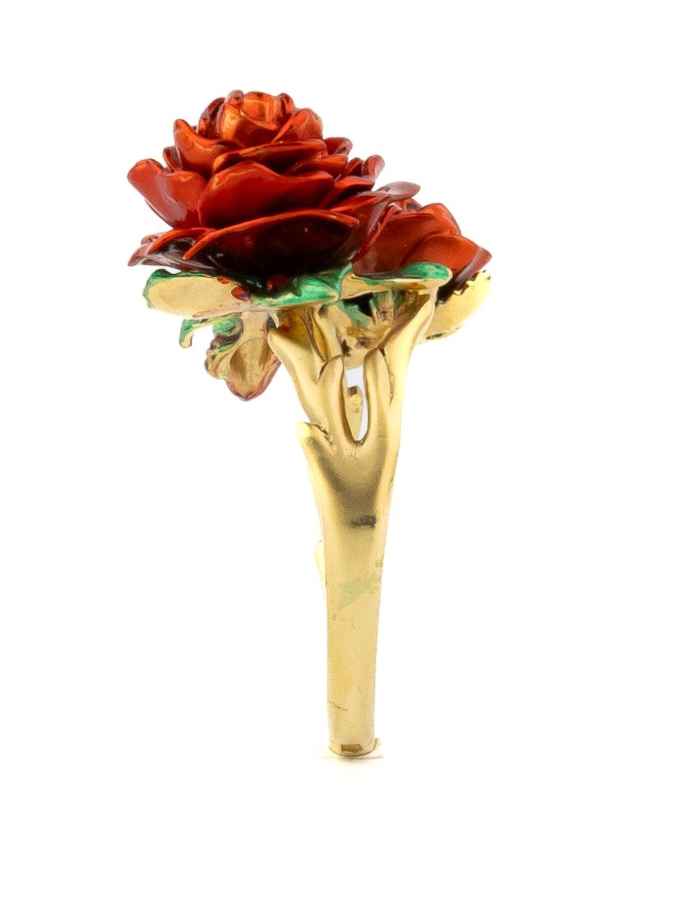 Кольцо из лимонного золота