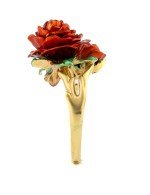 Кольцо из лимонного золота