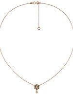 Колье из золота c бриллиантами и малахитом