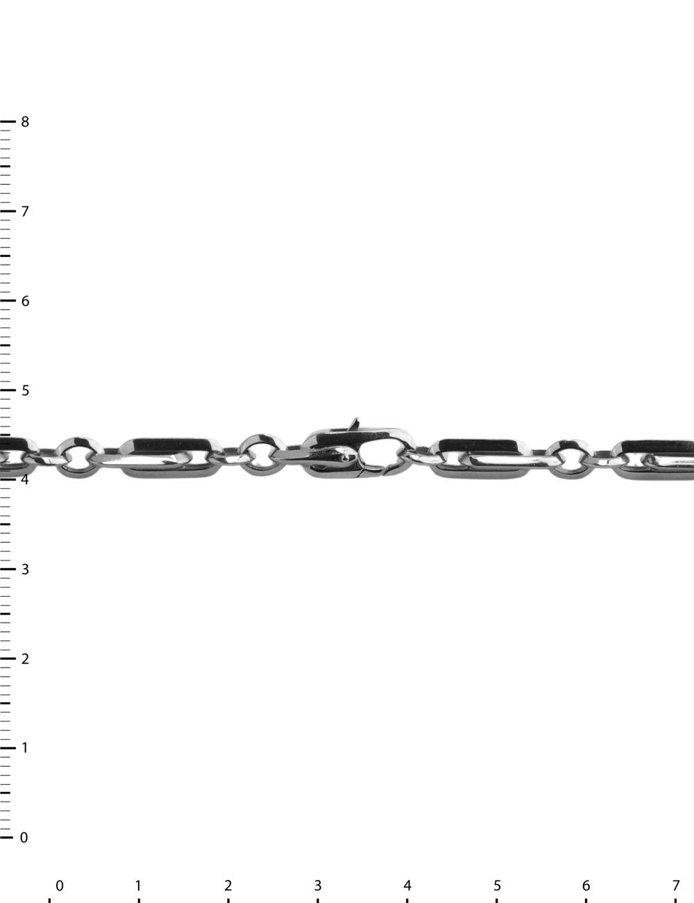 Цепь из белого золота