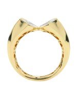 Кольцо из лимонного золота
