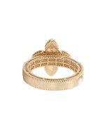 Кольцо из золота c бриллиантами и малахитом