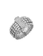 Кольцо из белого золота c бриллиантами