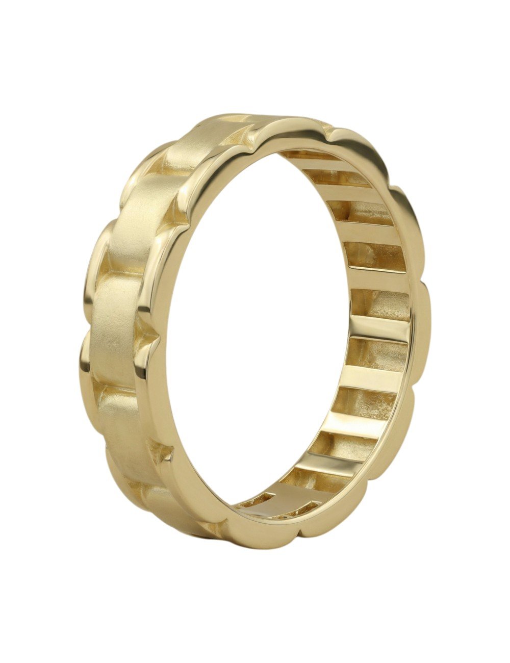 Кольцо из лимонного золота