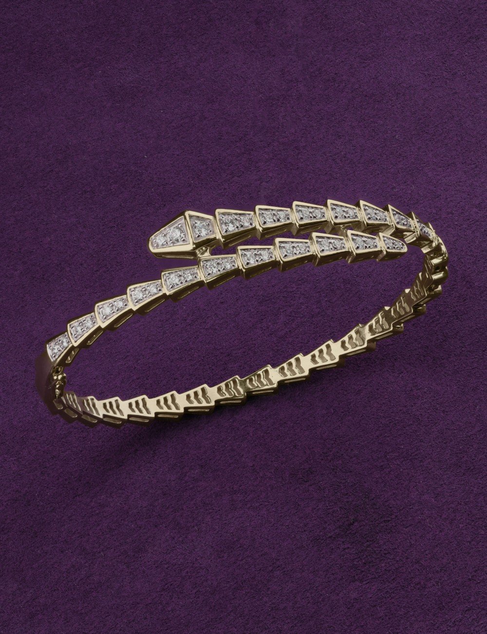 Браслет из лимонного золота c бриллиантами