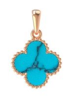 Подвеска из золота c бирюзой