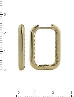 Серьги из лимонного золота