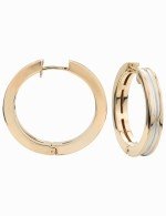 Серьги из золота c рубином