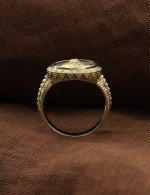 Кольцо из лимонного золота