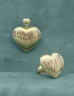 Подвеска из лимонного золота