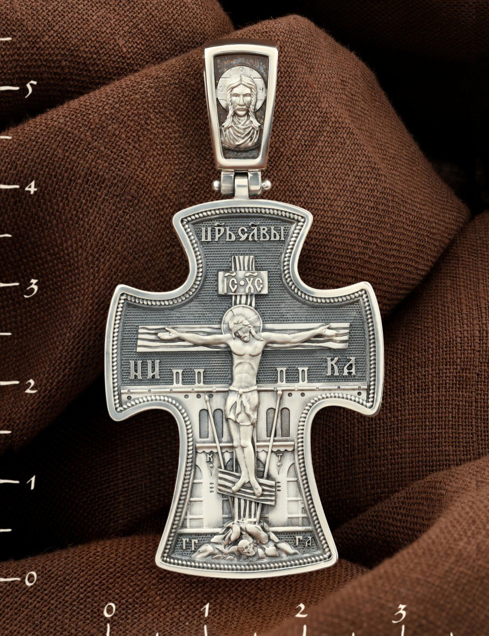 Крест из серебра 925 пробы