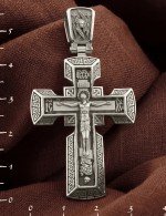 Крест из белого золота