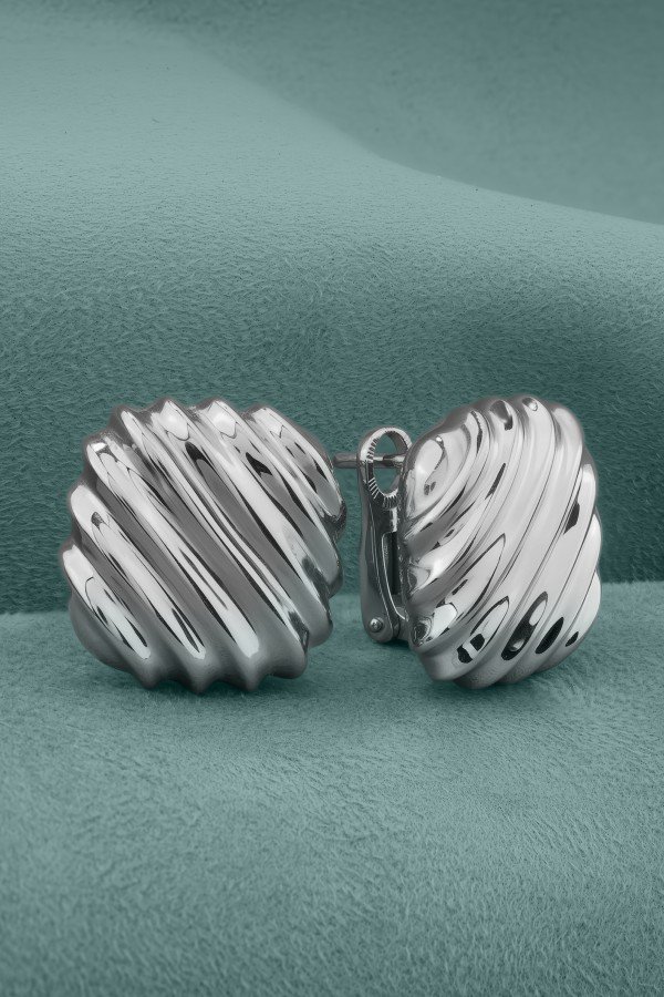 Серьги из белого золота