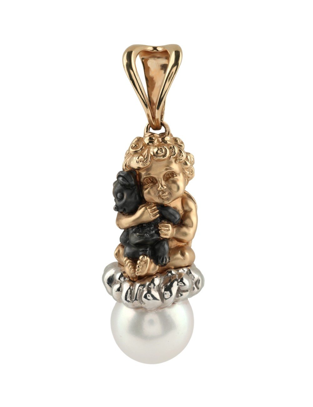 Подвеска из золота c жемчугом