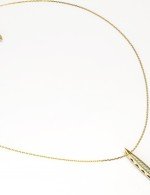 Колье из лимонного золота c бриллиантами