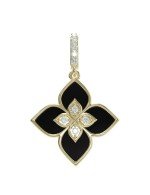 Подвеска из лимонного золота c бриллиантами и ониксом