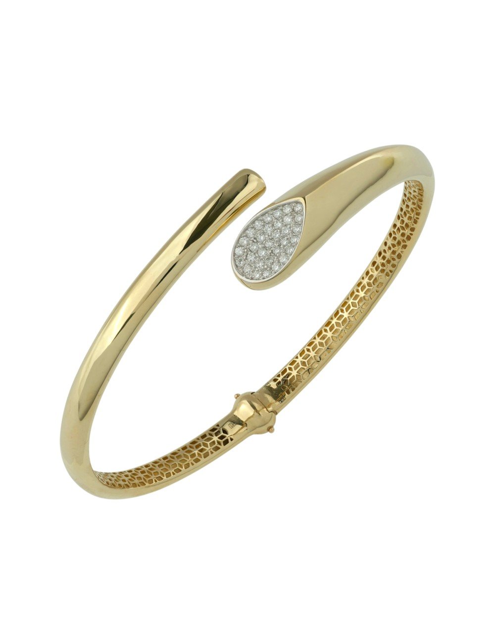 Браслет из лимонного золота c бриллиантами