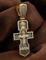 Крест из лимонного золота