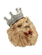 Кольцо из золота c эмалью и бриллиантами