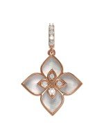 Подвеска из золота c бриллиантами и перламутром