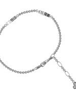 Браслет из белого золота c бриллиантами, лазуритом и перламутром