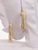 Серьги из лимонного золота