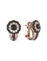 Серьги из золота c бриллиантами