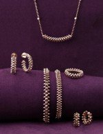 Серьги из розового золота