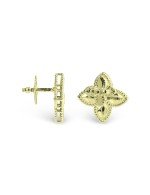 Серьги из лимонного золота