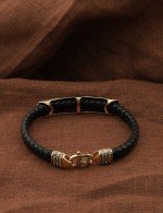 Браслет из золота c шнурком