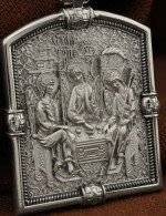 Образок из белого золота