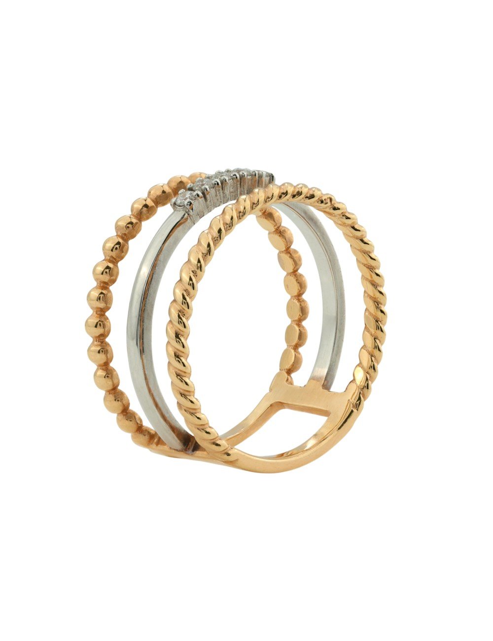 Кольцо из золота c бриллиантами