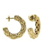 Серьги из лимонного золота