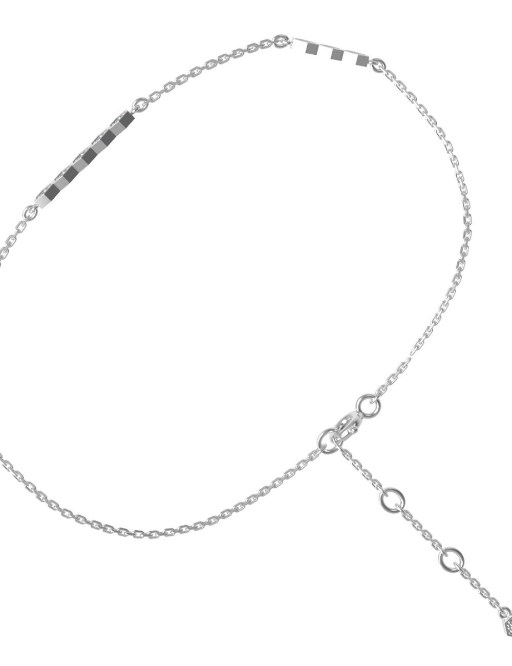 Браслет из белого золота c бриллиантами