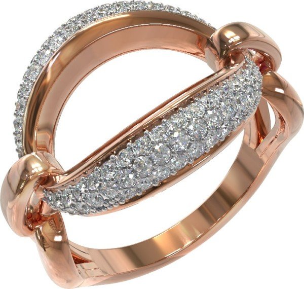 Кольцо из золота c бриллиантами