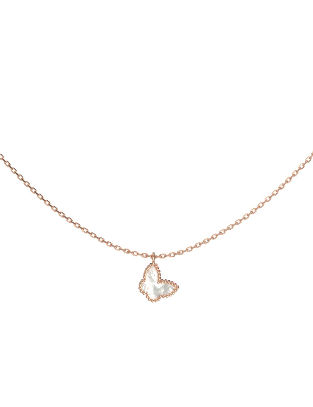 Колье из золота c перламутром