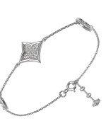 Браслет из белого золота c бриллиантами