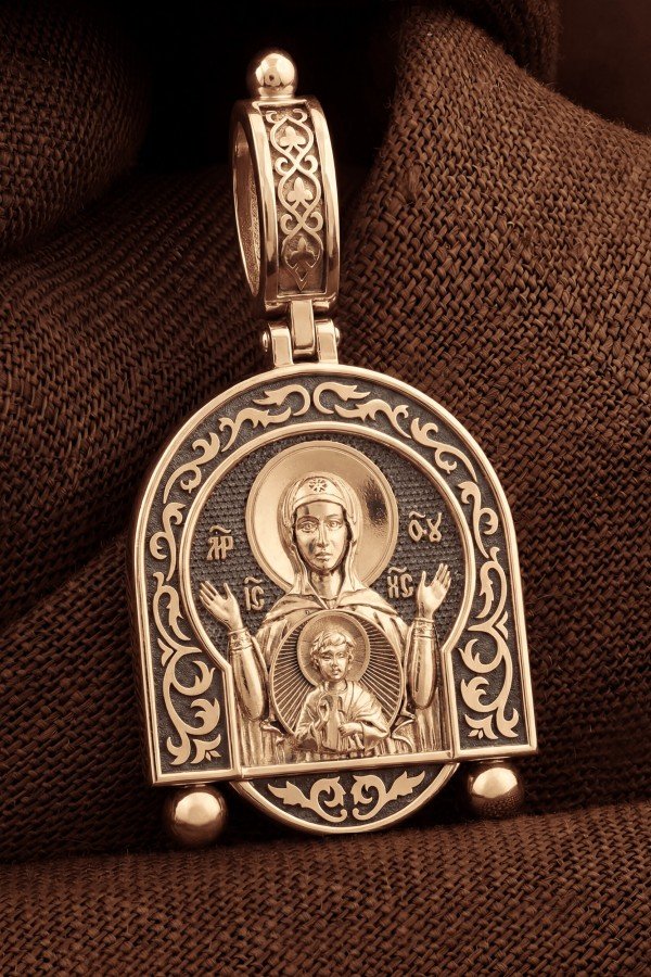 Образок из золота 585 пробы