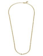 Цепь из лимонного золота c фианитом