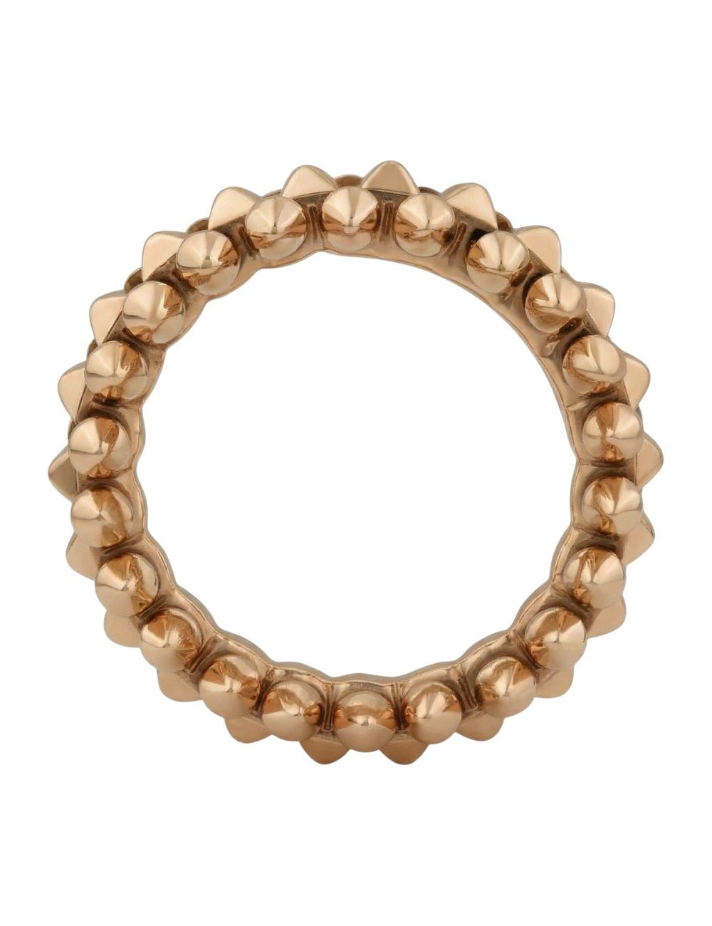 Кольцо из розового золота