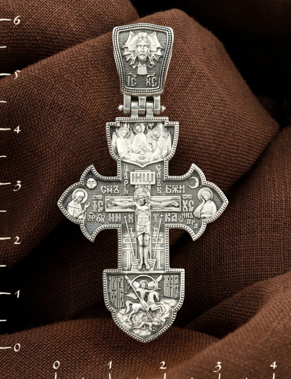 Крест из серебра 925 пробы