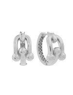 Серьги из белого золота