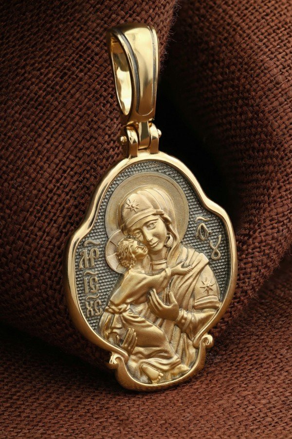 Образок из лимонного золота