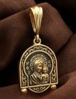 Образок из лимонного золота